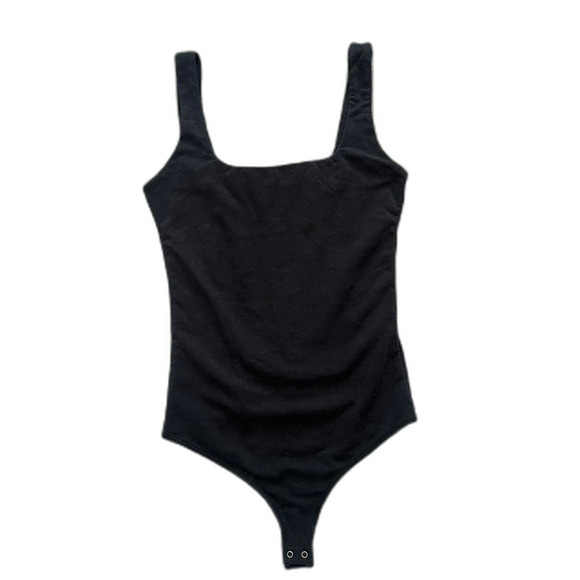 Abercrombie & Fitch black bodysuit square neck basics - Picture 2 of 8